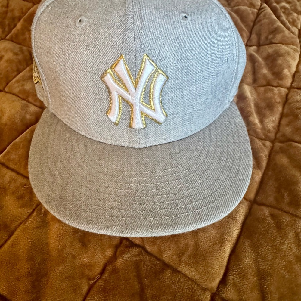 Gray and Gold Yankees SnapBack